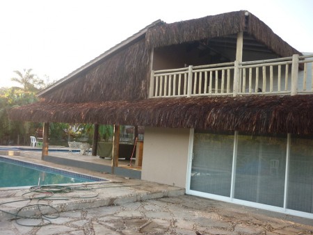 Cobertura de piaçava